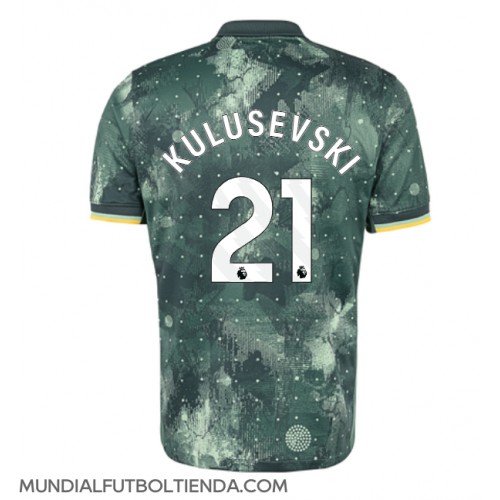 Camiseta Tottenham Hotspur Dejan Kulusevski #21 Tercera Equipación Replica 2024-25 mangas cortas